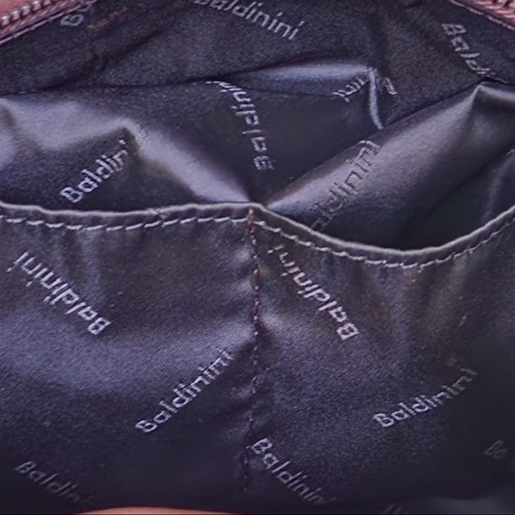 Baldinini Leather Shoulder Bag - Italian Designer - Picture 5 of 6